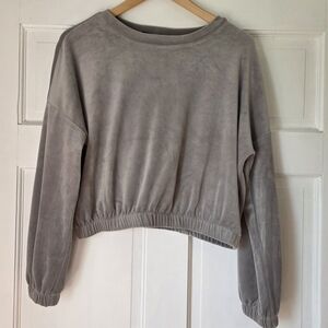 Truth by Republic Grey Cropped Sweater